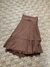 SHORT SAIA LISO C/ BABADO-PLUS SIZE