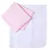 Kit 3 Cueiro Flanelado Karinho Liso 80cm x 50cm de Menina na internet