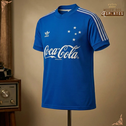 *SOB ENCOMENDA: ENVIO EM 7 DIAS* - Cruzeiro Retrô 1989 - Azul - Coca-Cola - comprar online