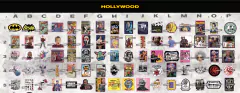 mix x110 - HOLLYWOOD (stock inmediato) vinilo blanco (6,5cm) - comprar online