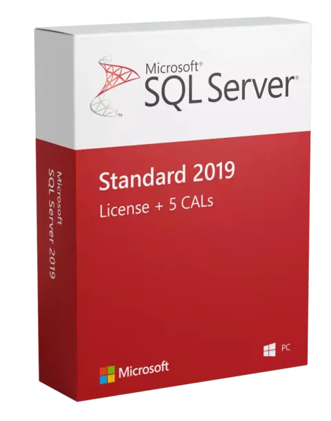 SQL Server 2019 Standard + 5 Cals Inclusas Licença Vitalicia