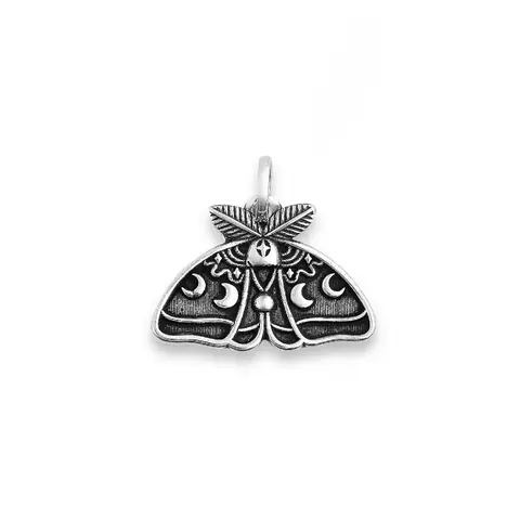 Pingente Mariposa Fases da Lua - Prata 925 - comprar online