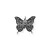 Pingente Borboleta Estampada Grande - Prata 925 - comprar online