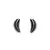 Brinco Folha Ear Cuff Mini - Prata 925 - loja online