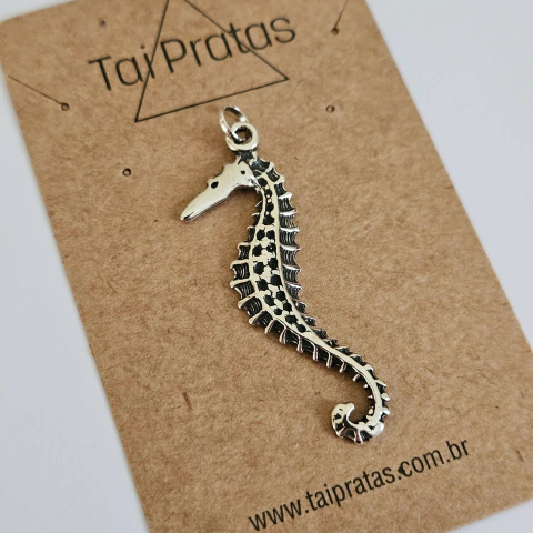 Pingente Cavalo Marinho - Prata 925 - comprar online