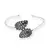 Bracelete Folhas Trabalhadas Ajustável - Prata 925 - Tai Pratas