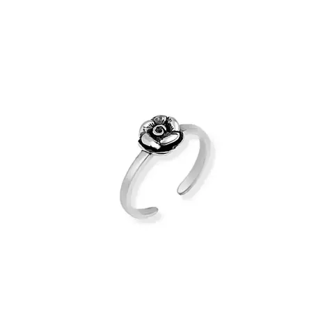 Anel de Falange Rosa Envelhecida - Prata 925 - comprar online