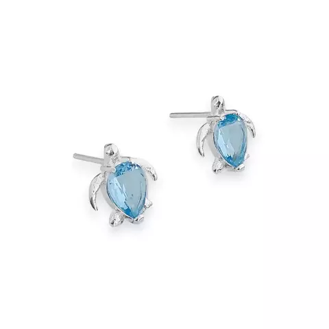 Brinco Tartaruga Azul - Prata 925 - comprar online