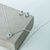 Conjunto Cinderela com Zircônia Azul - Prata 925 - comprar online