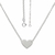 Choker Coração Cheio - Prata 925 - comprar online