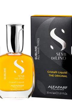 Alfaparf Semi Di Lino sublime Cristalli - Oleo capilar - Store Samara Lima Make Up