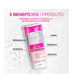 Água micelar L’oréal Paris solução de limpeza 5 em 1 na internet