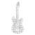 Quebra Cabeça Transparente Guitarra