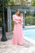 Vestido rosa manga longa TM42