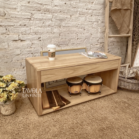 Mesa ratona Alamo con cajón