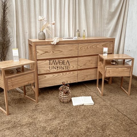 Combo dormitorio Paraiso 140