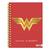 Cuaderno 16x21 con espiral - Mujer Maravilla logo