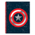 Cuadernillo universitario rayado - Marvel "Capitan America"