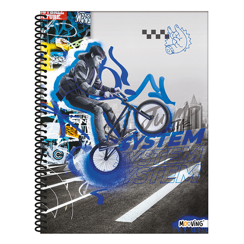 Cuadernillo universitario rayado - Urban Style gris