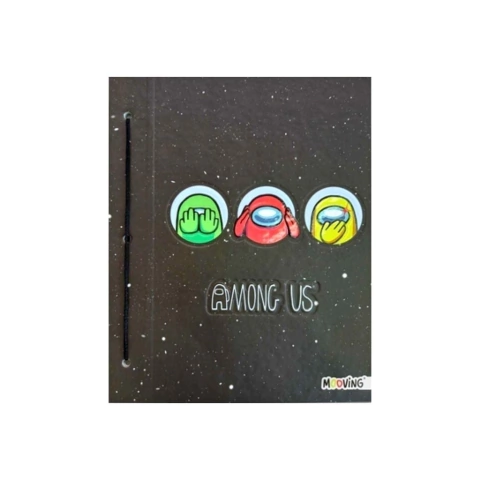 Tapas de carpeta 3x40 - "Among Us espacio" - comprar online