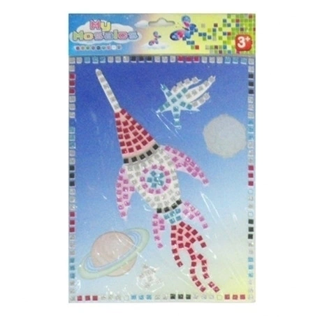 Poster con stickers de glitter para rellenar