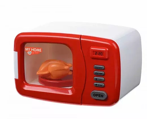 Horno microondas con luz, sonido y base giratoria - Topbright