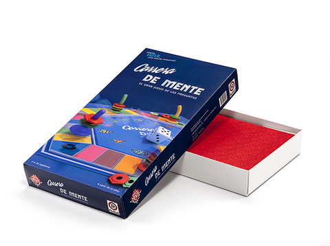 Juego de mesa "Carrera de mente AZUL"