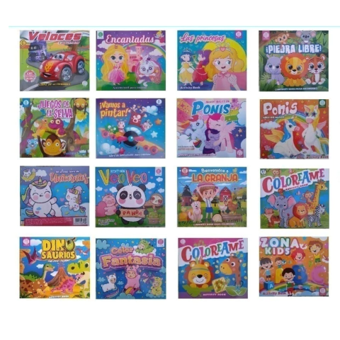 Libros para colorear - Por unidad