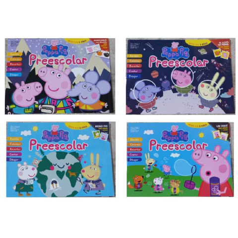 Libro preescolar - Peppa Pig"