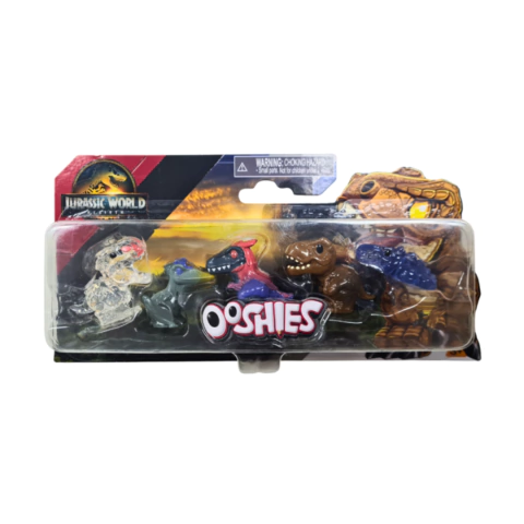 Pack x5 "Ooshies" - Jurassic World