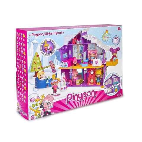Súper Hotel de invierno - Casa de muñecas con figuras y accesorios - PINYPON - comprar online