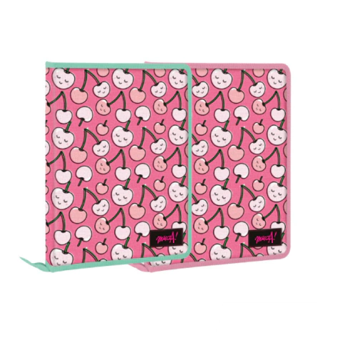 Carpeta A4 de cerezas con cierre "Muaa" - comprar online