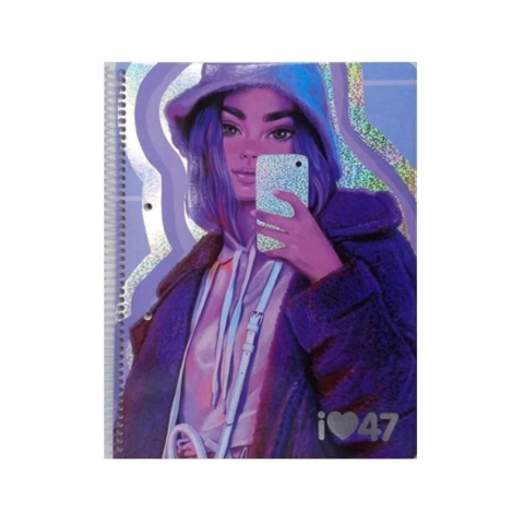 Cuadernillo universitario rayado - 47 street brillos - comprar online