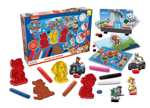 Set de masas y moldes 3D - Paw Patrol