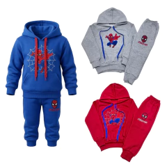 Conjunto Moletom Homem Aranha