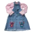 Conjunto Jardineira Stitch infantil Menina