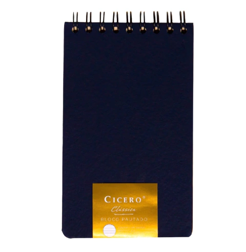 Bloco Wire-o Clássico Azul - Cícero