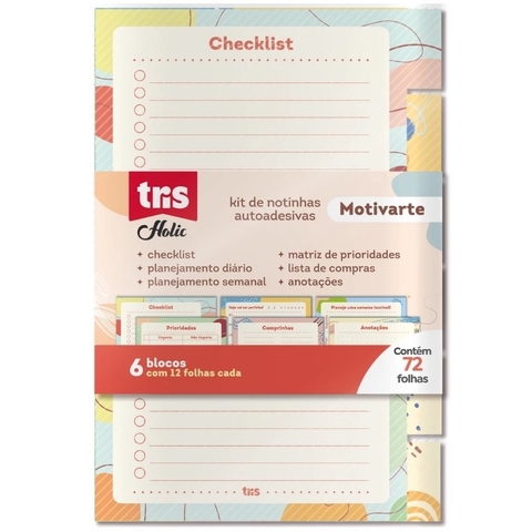 Kit de notas autoadesivas Motivarte - Tris