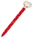 Caneta Coração Diamante Vermelho - Molin - comprar online