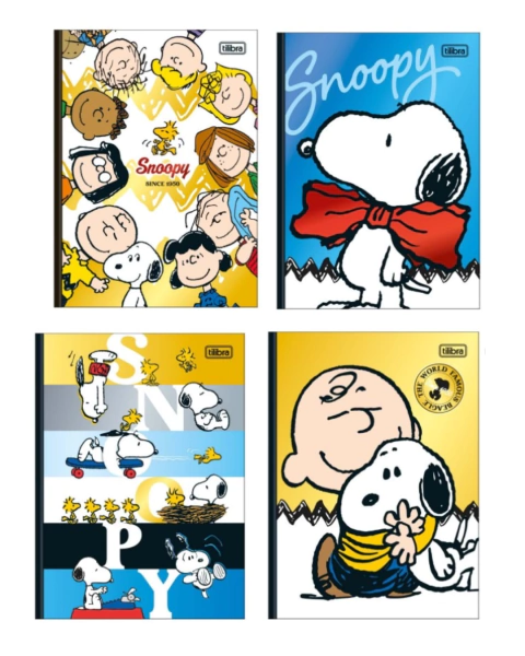 Caderno Colegial Brochura 80F Snoopy - Novo Modelo - Tilibra - comprar online