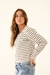 Remera princesa modal soft rayado