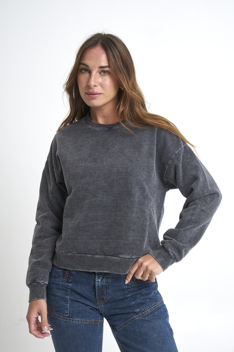 Buzo Argo frisado denim