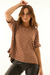 Remera oversize modal soft rayado - presencia