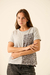 Remera Combi Print Algodon - comprar online