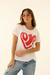 Remera Love Algodon en internet