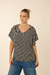 Remera Deysi algodón Con volado en cuello - tienda online