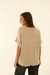 Blusa London Lino con detalle en cuello - tienda online