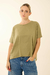 Imagen de Remera Polola algodon oversize con tajo