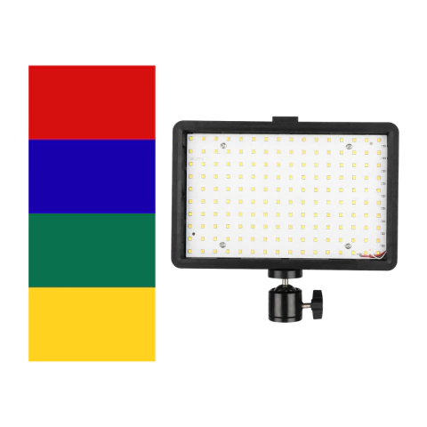 Panel Luz Led Usb Con Filtros Colores Removibles Fotografía