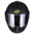 Casco Para Motos Con Visor Anti-crash Cid Integral Splendor Negro Mate Con Verde - comprar online